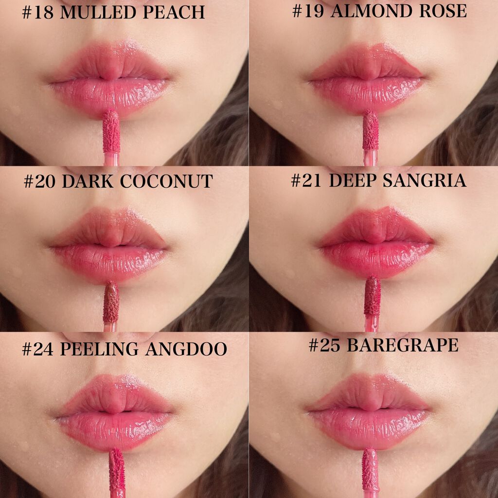 ジューシーラスティングティント/rom&nd/リップティントを使ったクチコミ(2枚目)