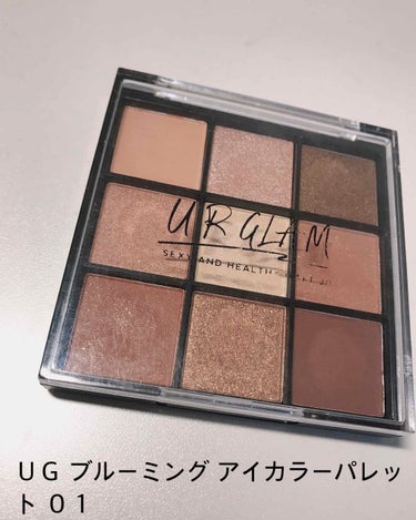 UR GLAM　BLOOMING EYE COLOR PALETTE/U R GLAM/アイシャドウパレットを使ったクチコミ（1枚目）