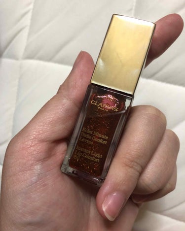 コンフォート リップオイル  09 red berry glam（限定） /CLARINS/リップグロスを使ったクチコミ（1枚目）