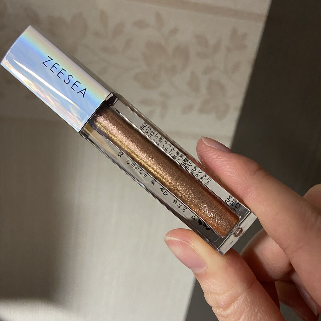 ダイヤモンドシリーズ 星空リキッドアイシャドウ 05夕日の森/ZEESEA/リキッドアイシャドウを使ったクチコミ（2枚目）