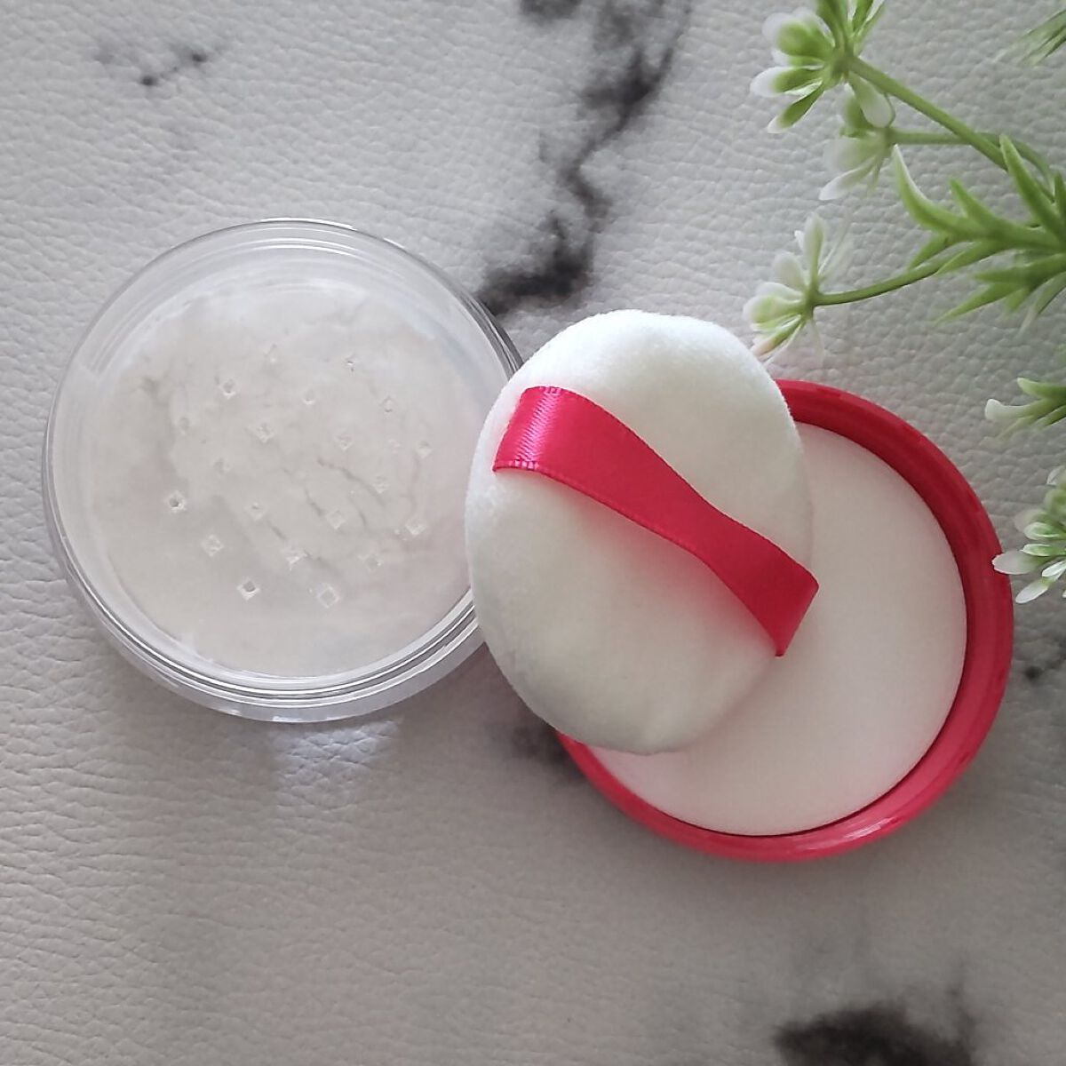 メイク キープ パウダー/コーセーコスメニエンス/ルースパウダーを使ったクチコミ（2枚目）