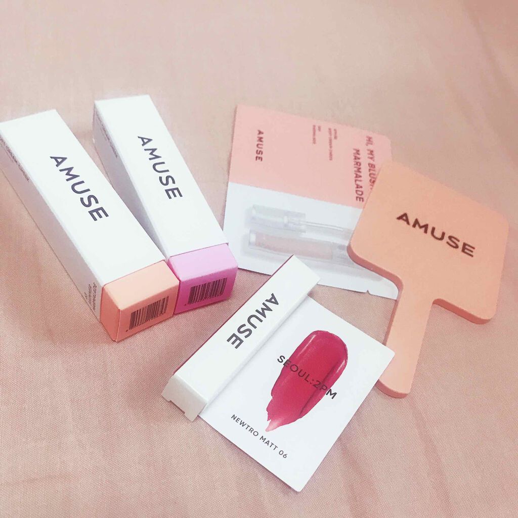 ソフトクリームチーク/AMUSE/リキッドチークを使ったクチコミ(1枚目)