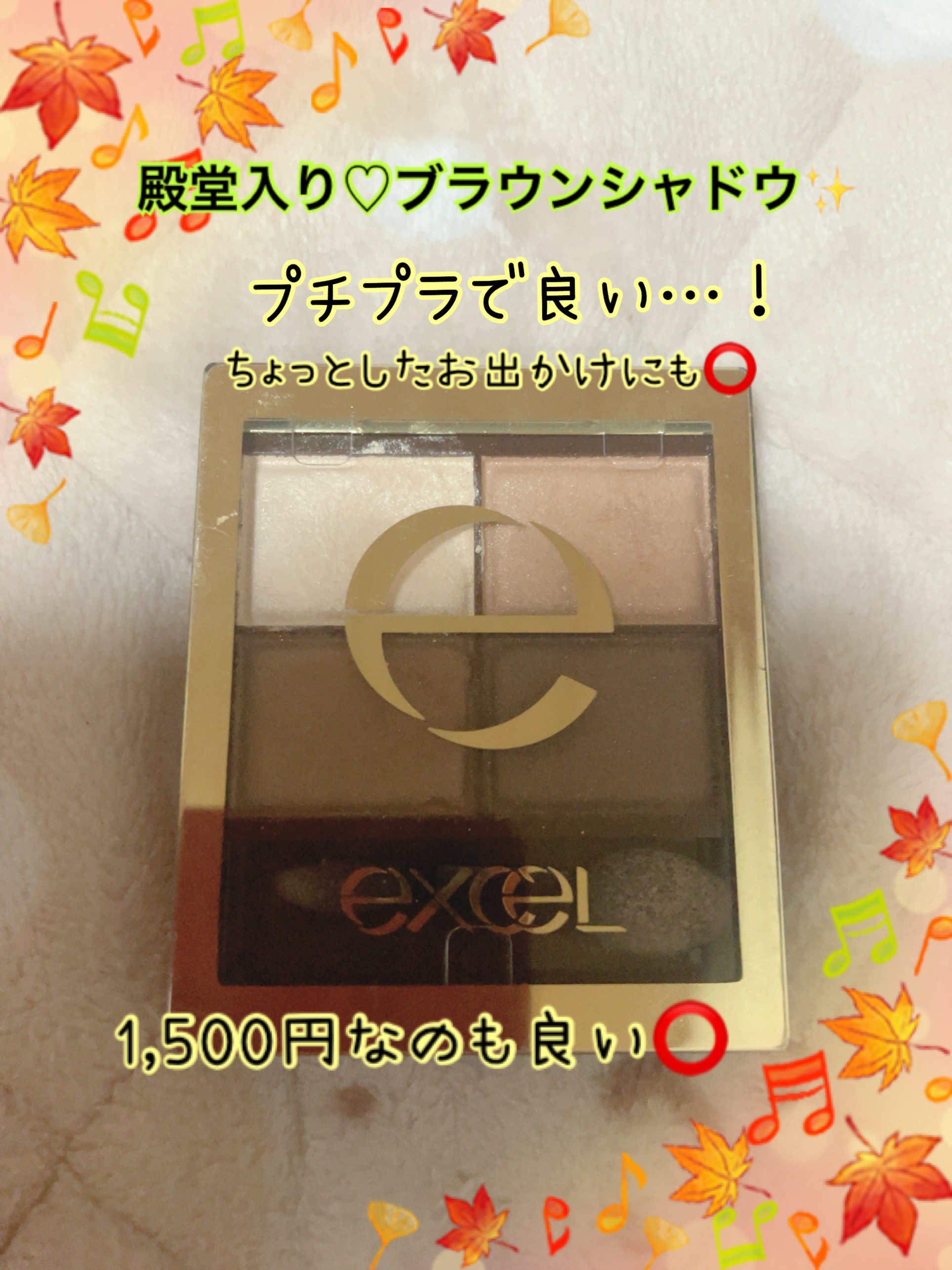 スキニーリッチシャドウ SR02 リアルブラウン/excel/アイシャドウパレットを使ったクチコミ（1枚目）