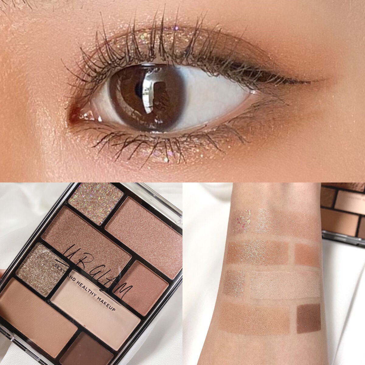 アイシャドウパレット/U R GLAM/アイシャドウパレットを使ったクチコミ(3枚目)