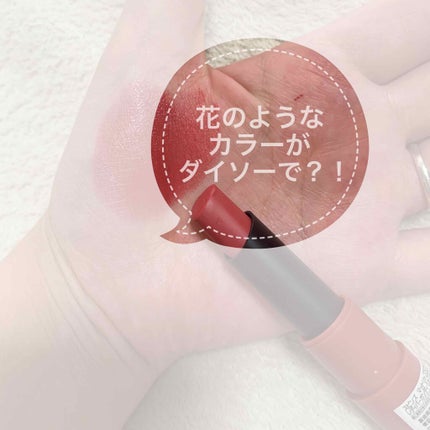 WHY NOT SPINNS マットリップスティック/DAISO/口紅を使ったクチコミ(1枚目)
