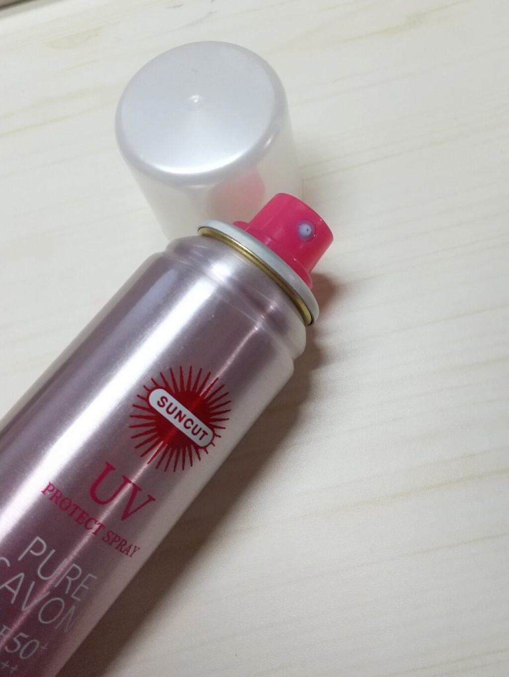日やけ止め透明スプレー ピュアシャボン/サンカット®/日焼け止めミスト・スプレーを使ったクチコミ(2枚目)