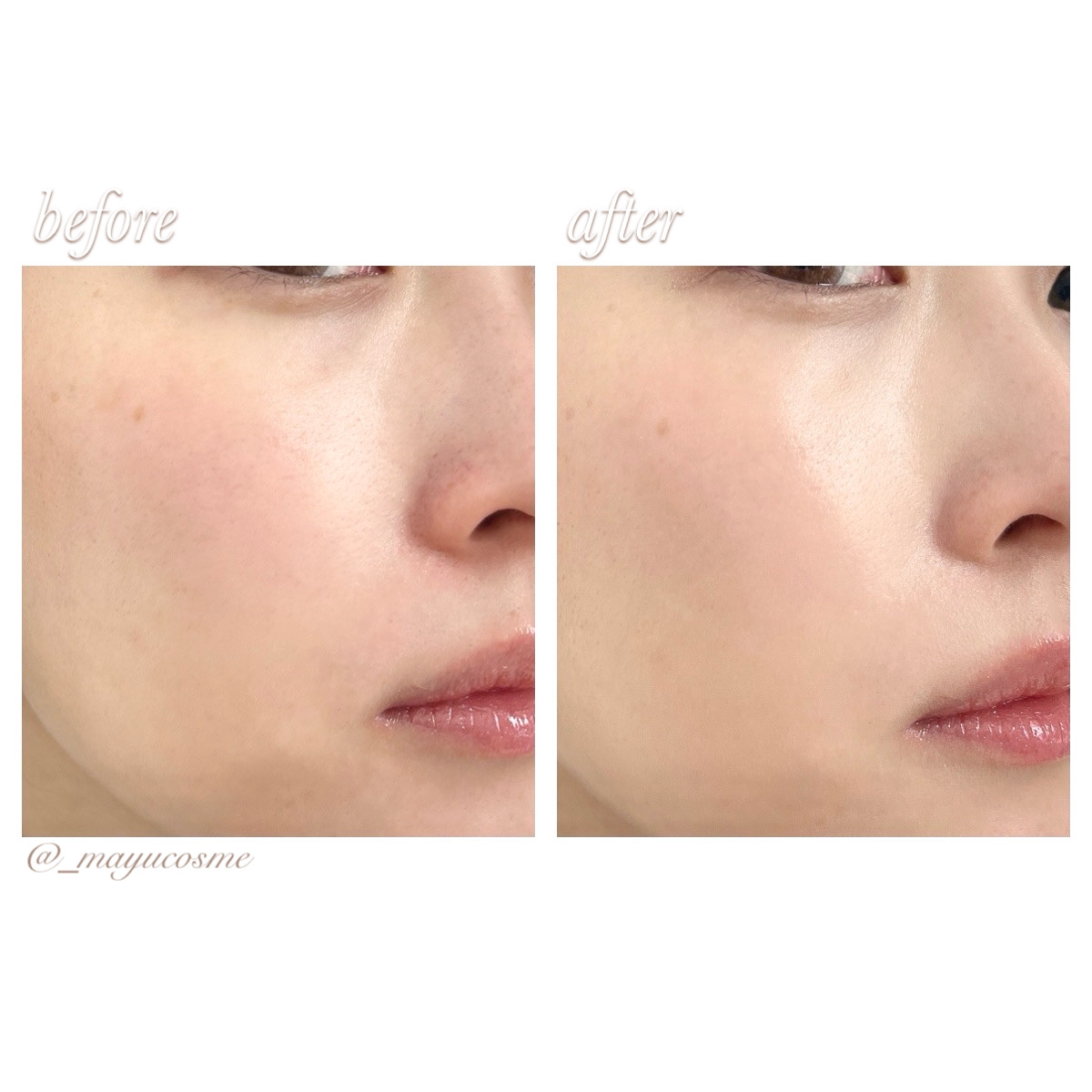 プロテーラービーグロウクッション ニュークラス 21 アイボリー/espoir/クッションファンデーションを使ったクチコミ（3枚目）