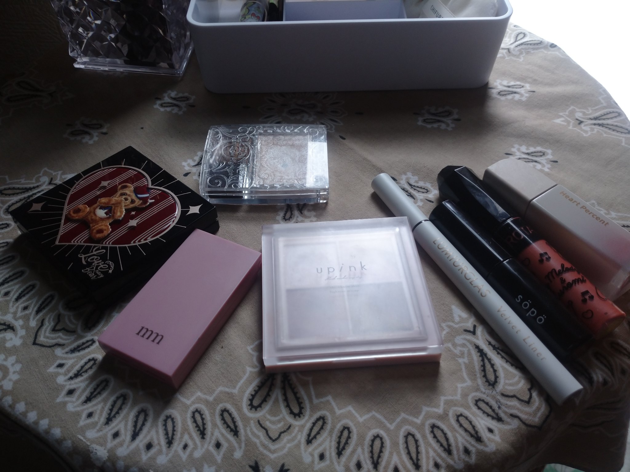 シャインオンステージアイパレット/upink/アイシャドウパレットを使ったクチコミ（2枚目）