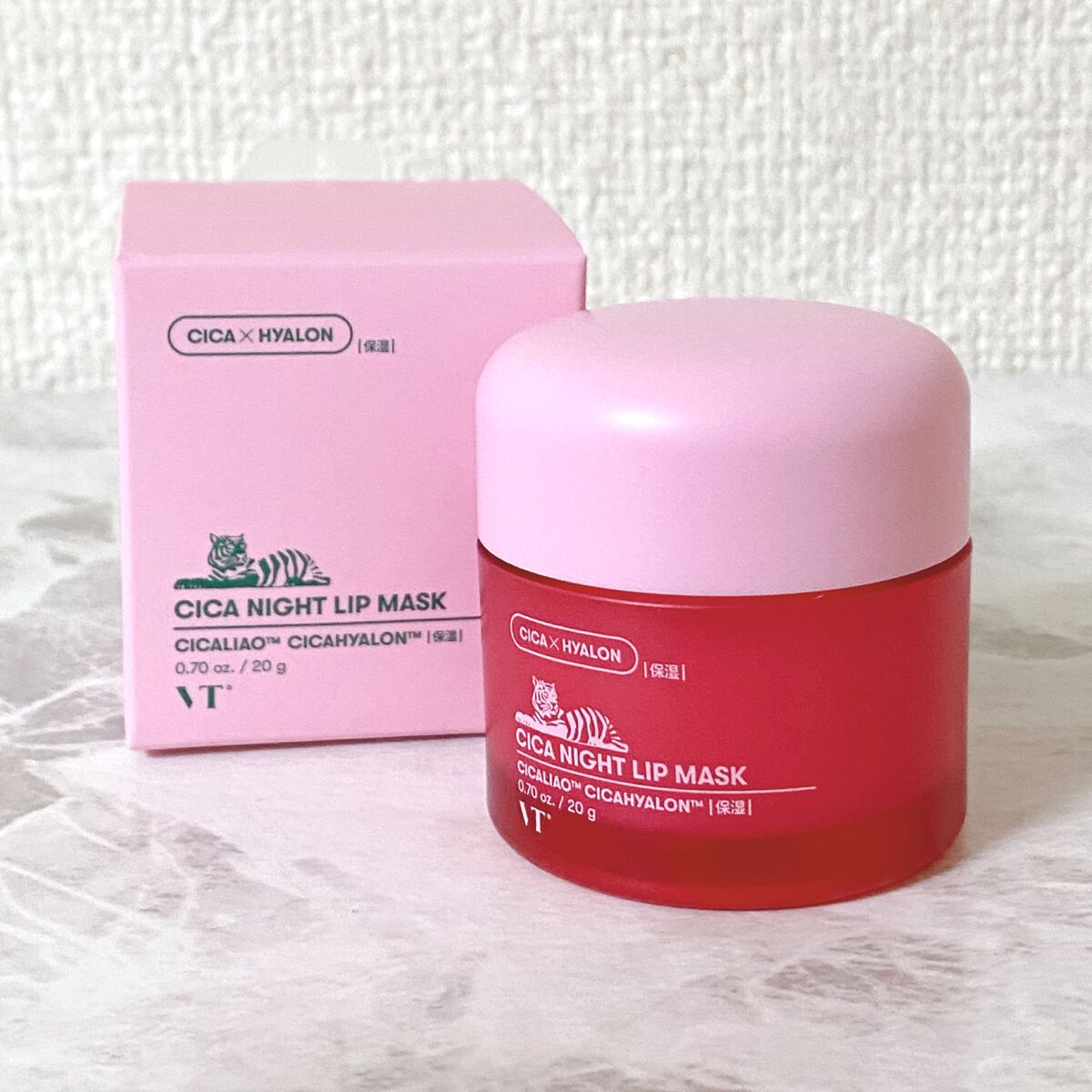 CICA ナイトリップマスク/VT/リップマスクを使ったクチコミ（1枚目）
