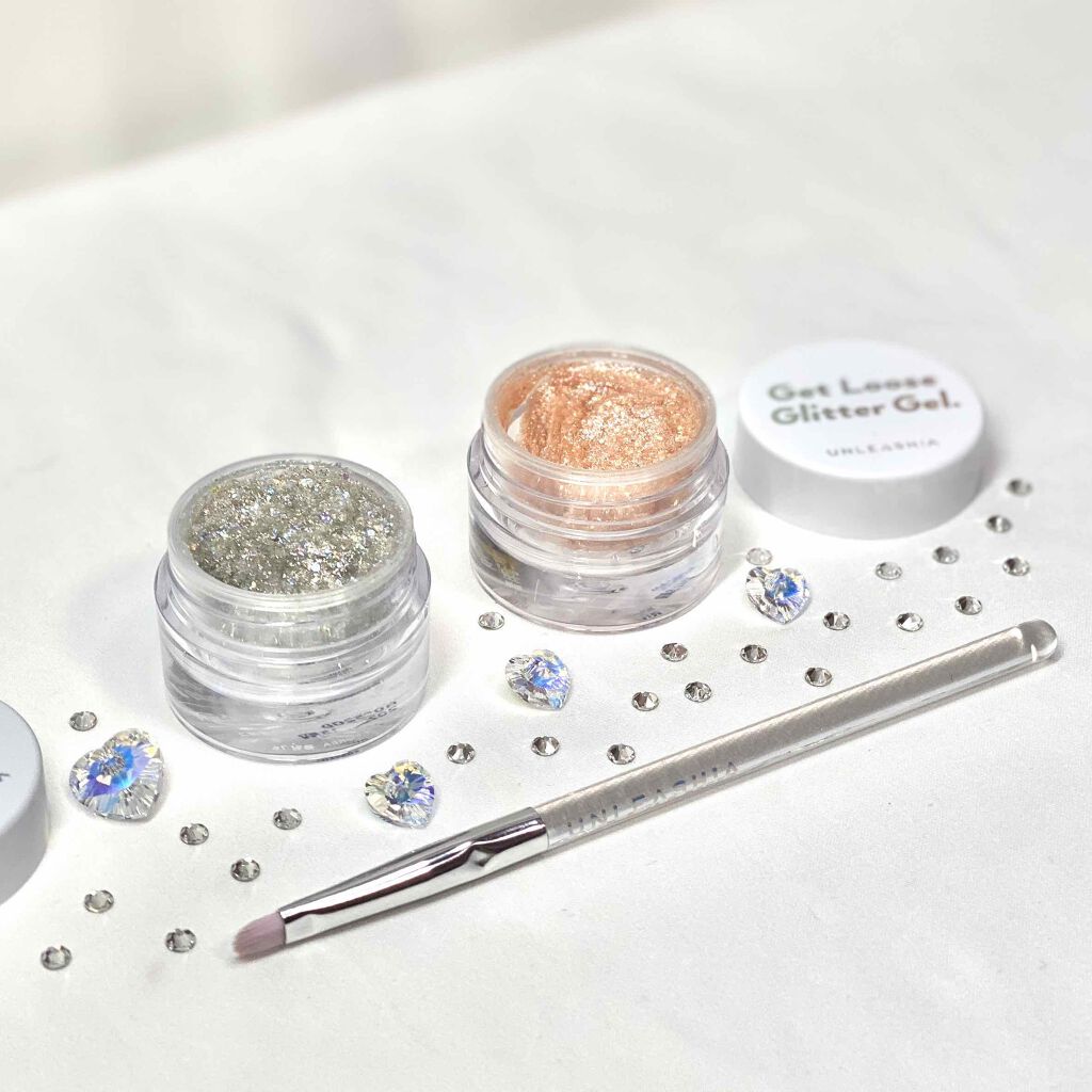 ゲットルーズグリッタージェル/unleashia/グリッターを使ったクチコミ(1枚目)