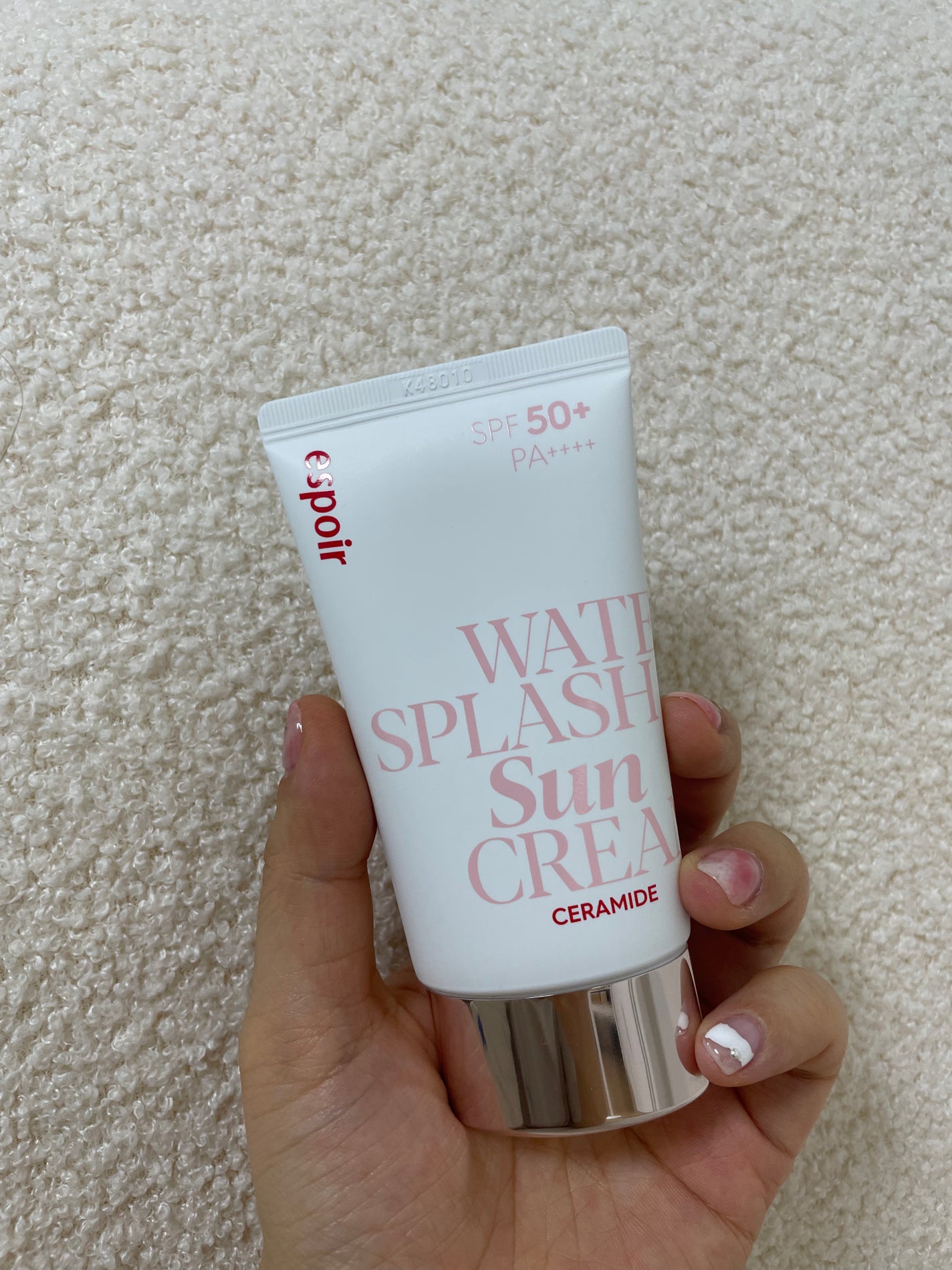 ウォータースプラッシュサンクリーム セラミド/espoir/日焼け止めクリームを使ったクチコミ(2枚目)
