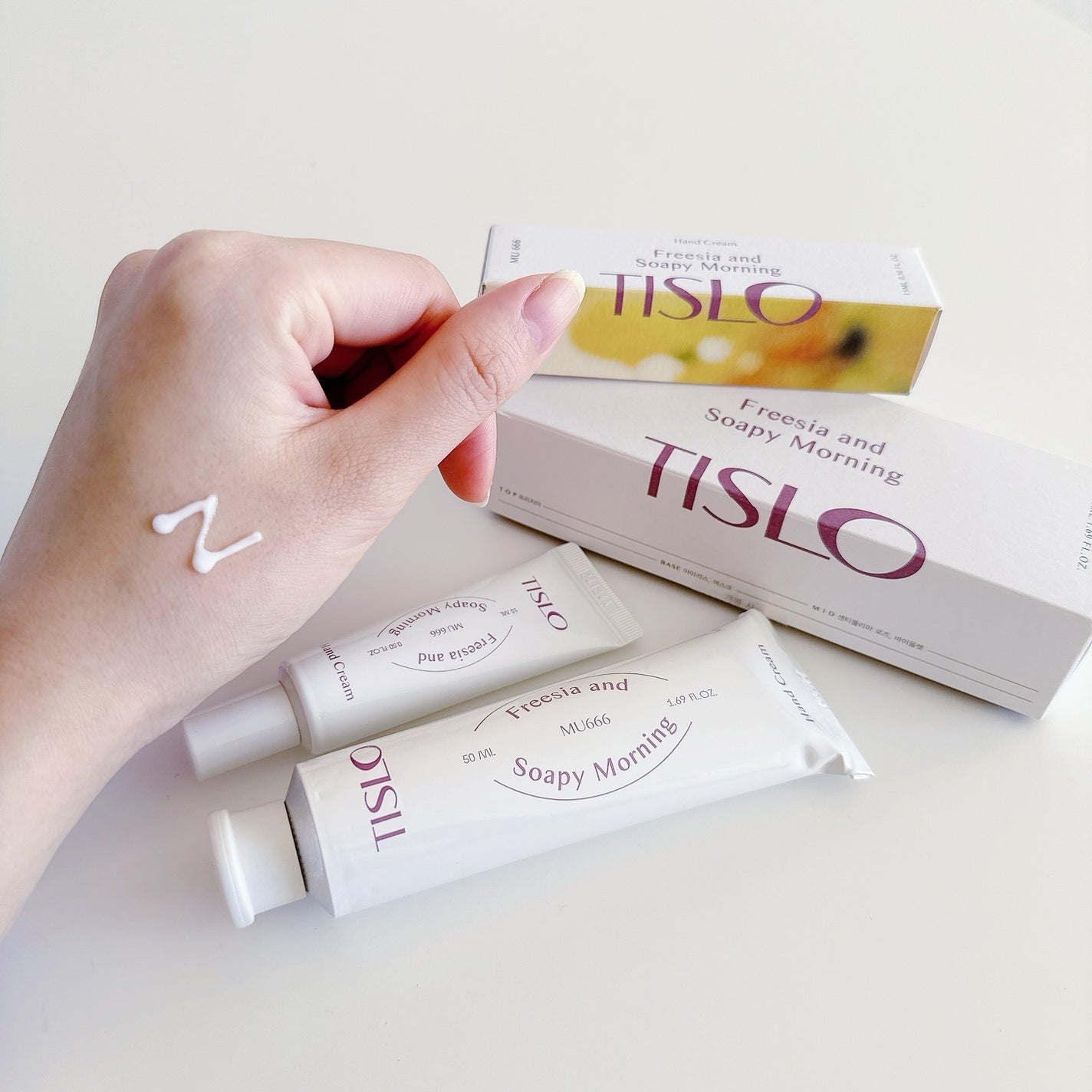 TISLO Freesia and Soapy Morning/TISLO/ハンドクリームを使ったクチコミ(2枚目)