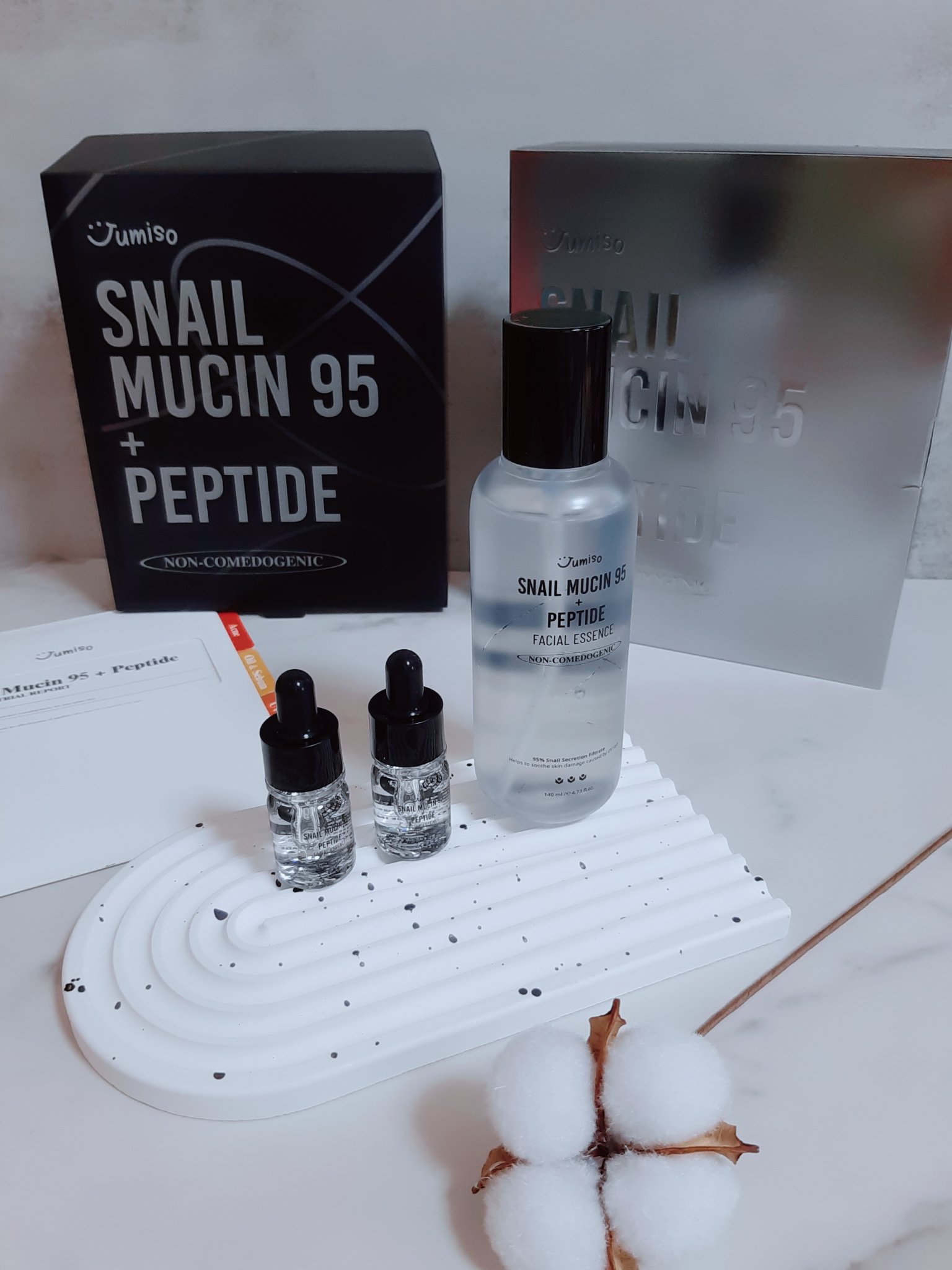 スネイルムチン95+ペプチドフェイシャルエッセンス/JUMISO/美容液を使ったクチコミ（3枚目）