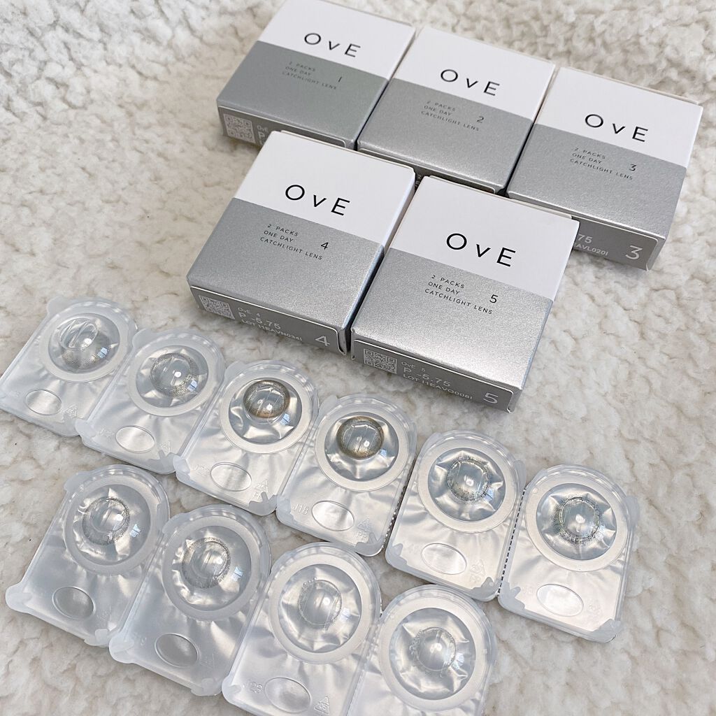 OvE（オヴィ） 1day OvE 5/OvE/ワンデー（１DAY）カラコンを使ったクチコミ（1枚目）