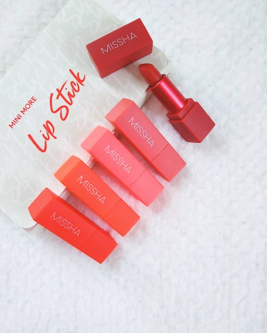 ミニ モア リップスティックキット/MISSHA/口紅を使ったクチコミ（1枚目）