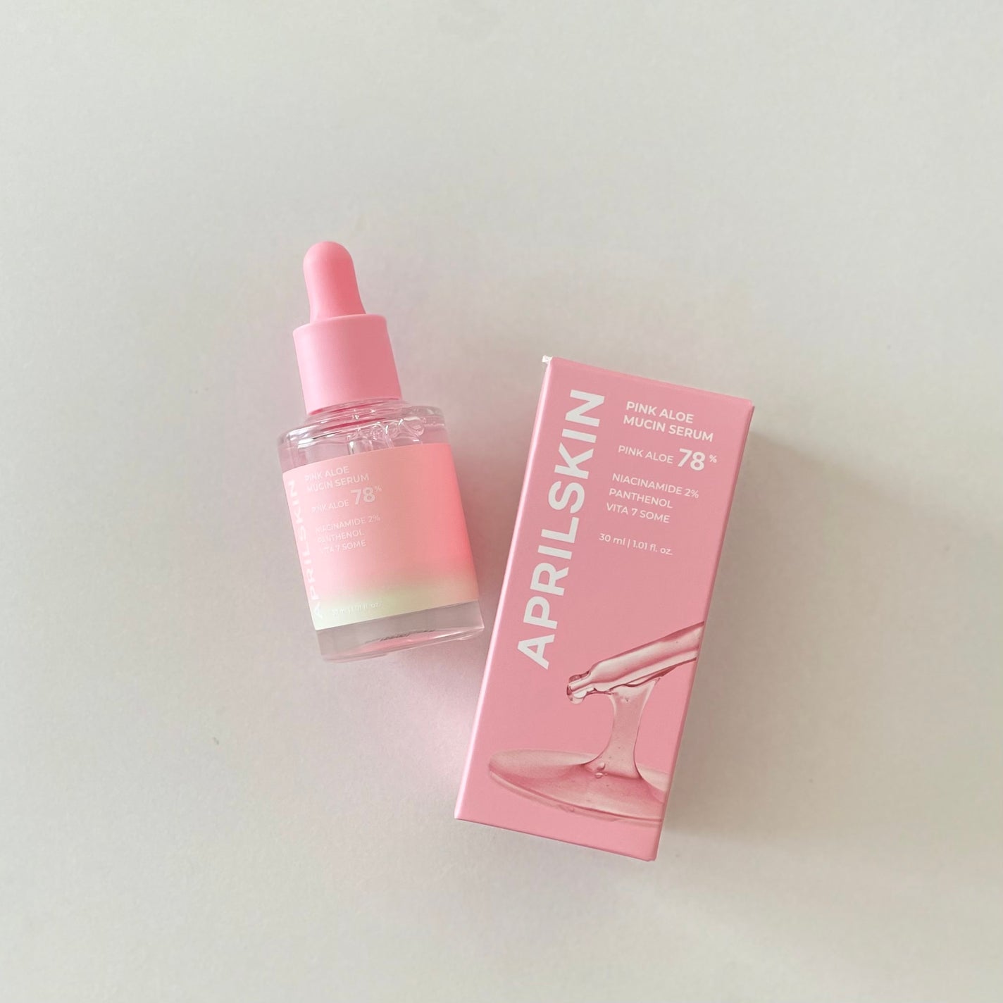 ピンクアロエムチンセラム/APRILSKIN/美容液を使ったクチコミ(1枚目)