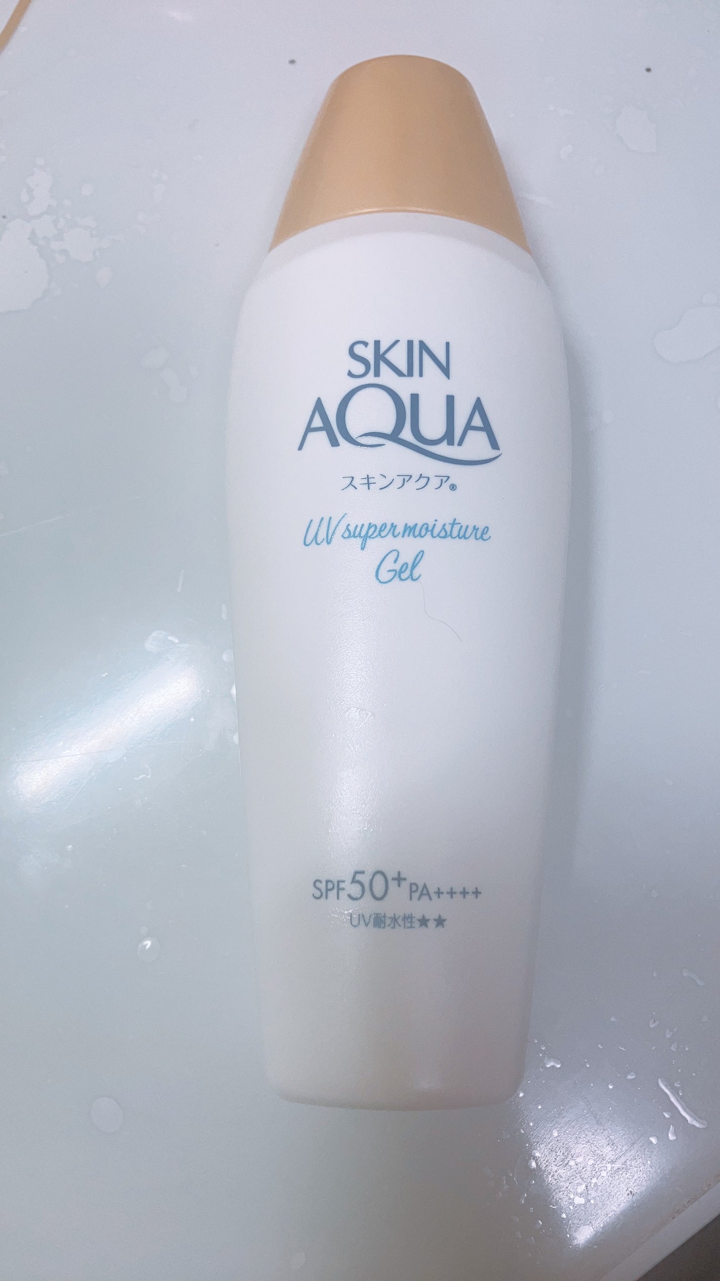 スキンアクア スーパーモイスチャージェル/スキンアクア/日焼け止めジェルを使ったクチコミ(1枚目)