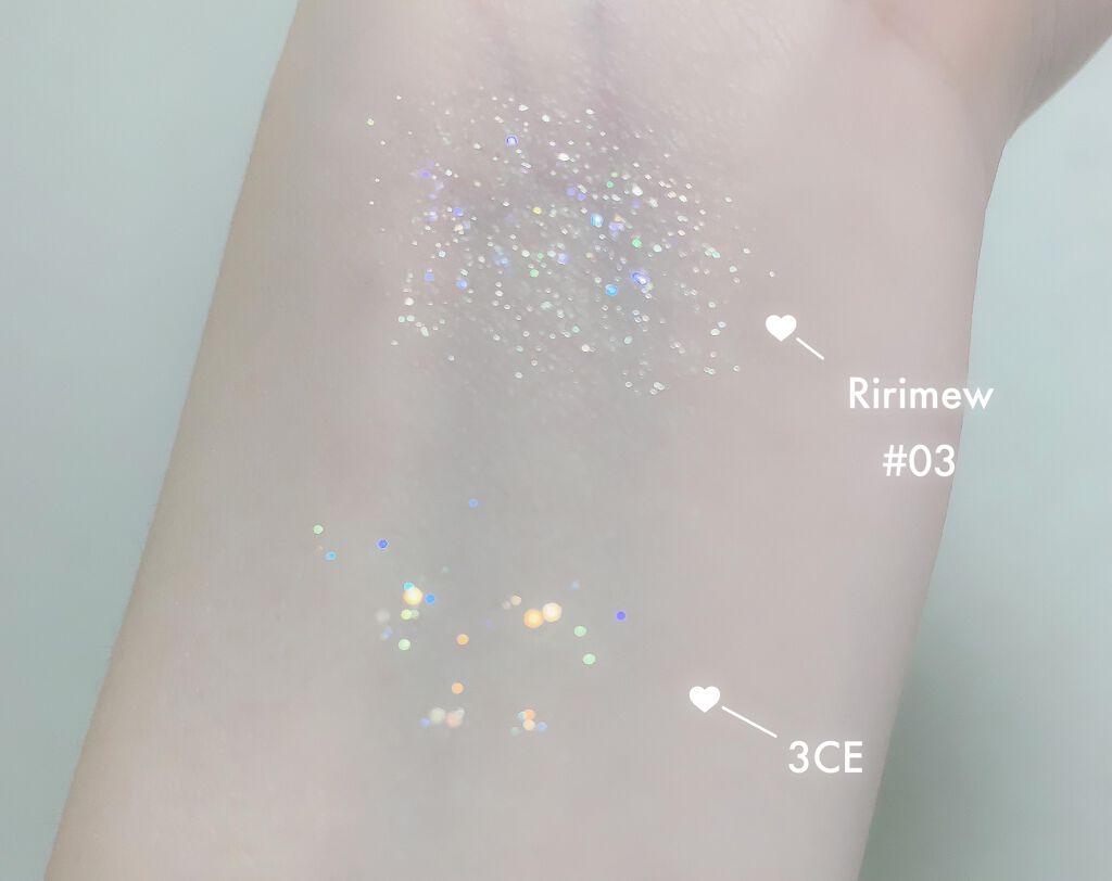ピックミーアイズグリッター/Ririmew/グリッターを使ったクチコミ(2枚目)