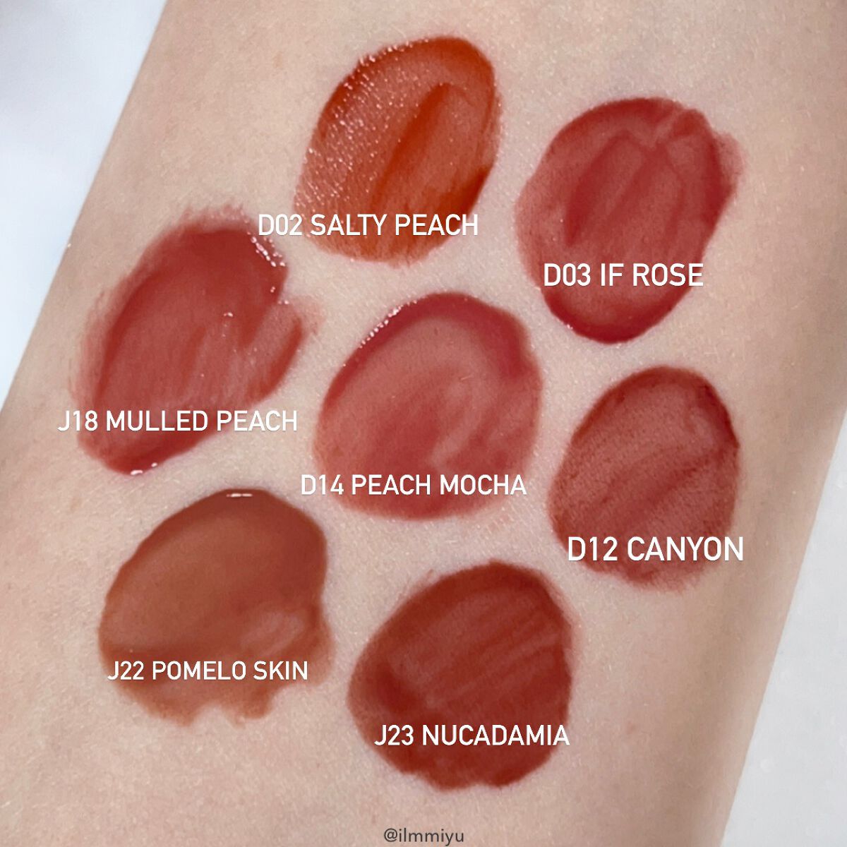 ジューシーラスティングティント/rom&nd/リップティントを使ったクチコミ(2枚目)