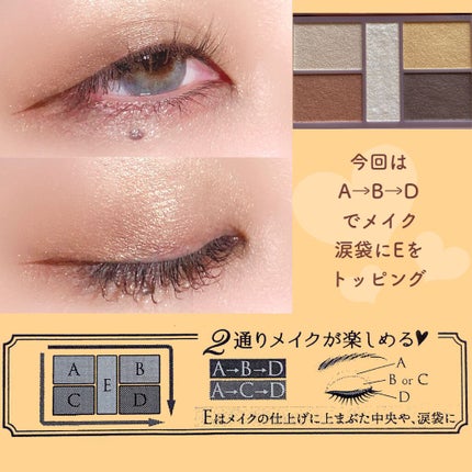 パーフェクトスタイリストアイズ/キャンメイク/アイシャドウパレットを使ったクチコミ(10枚目)