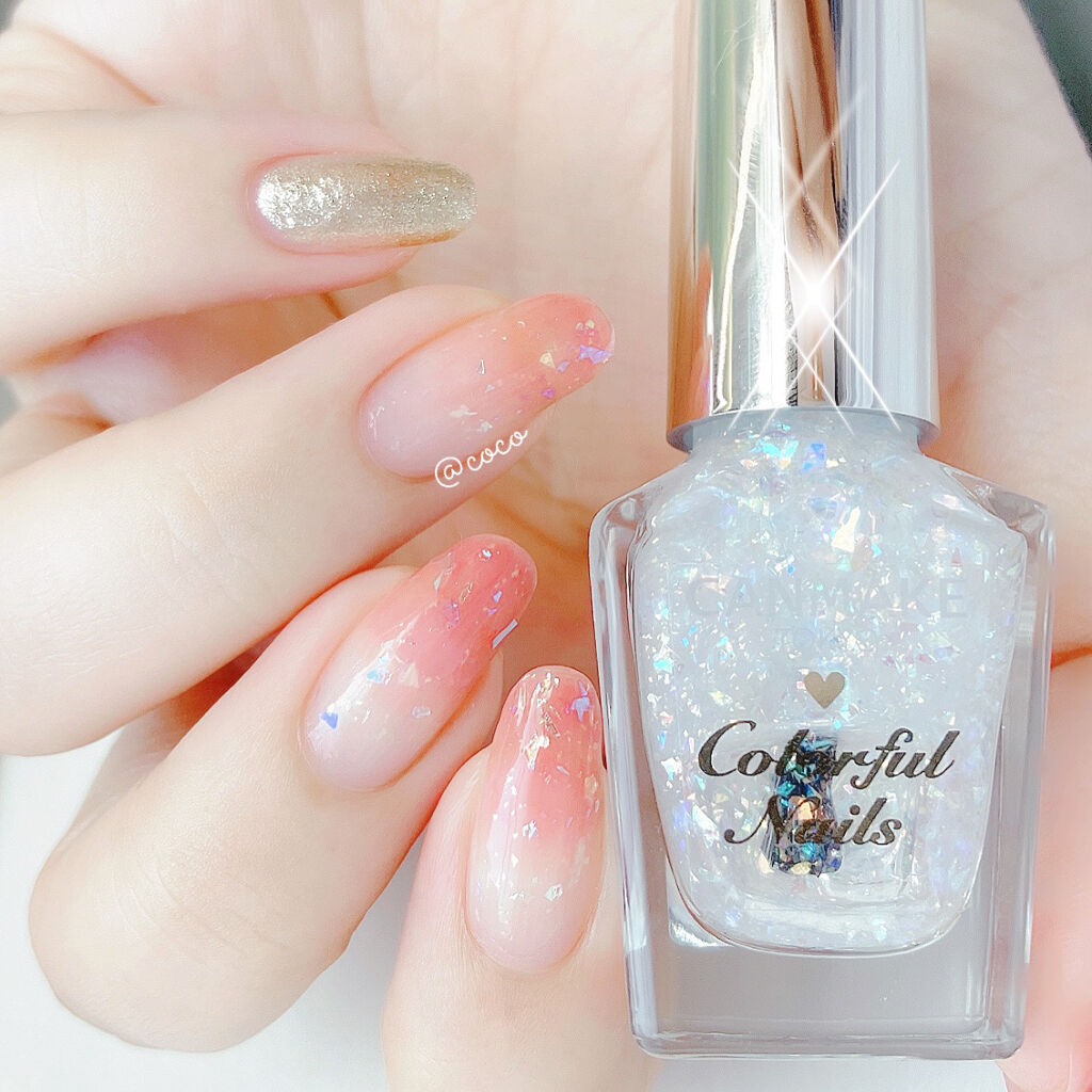 CHEER me COLOR ネイルポリッシュ/セリア/マニキュアを使ったクチコミ（2枚目）