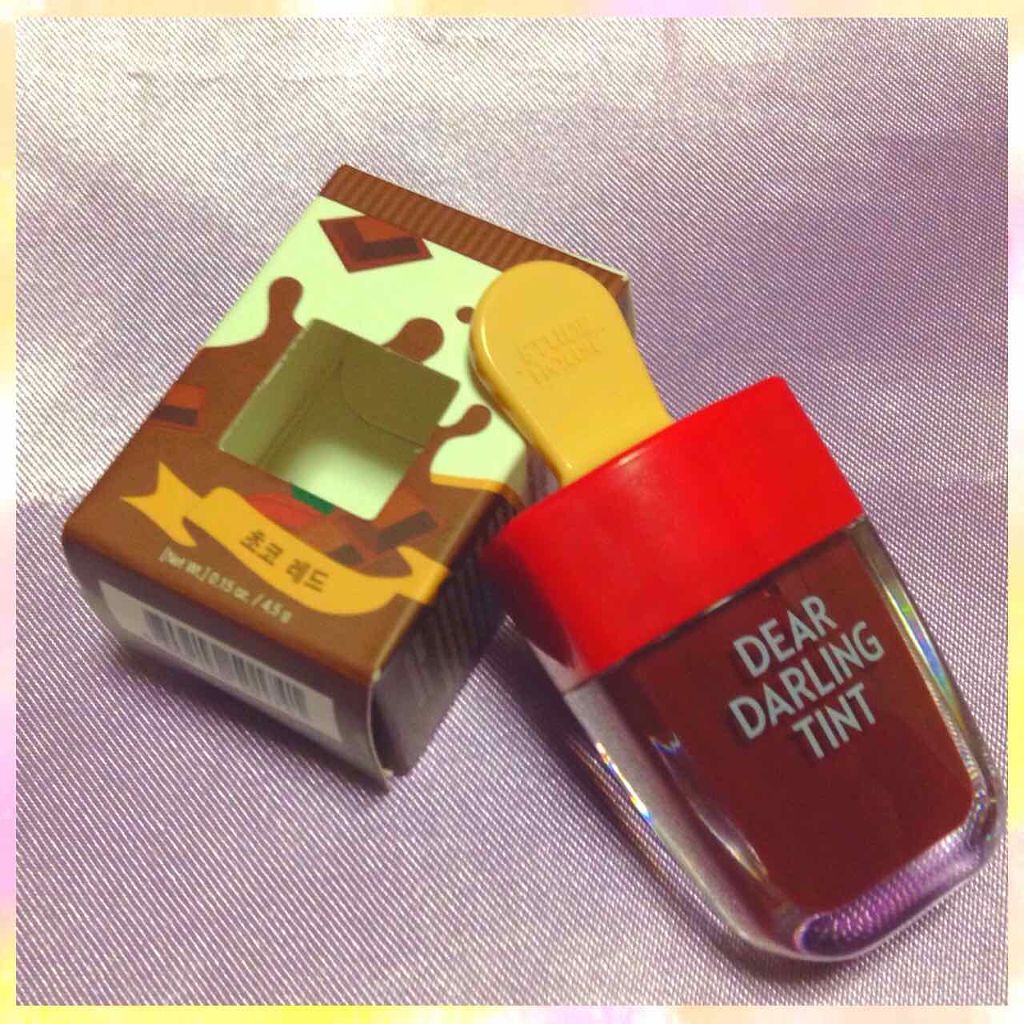 ディアダーリン ウォータージェルティント (アイスティント)/ETUDE/口紅を使ったクチコミ(1枚目)