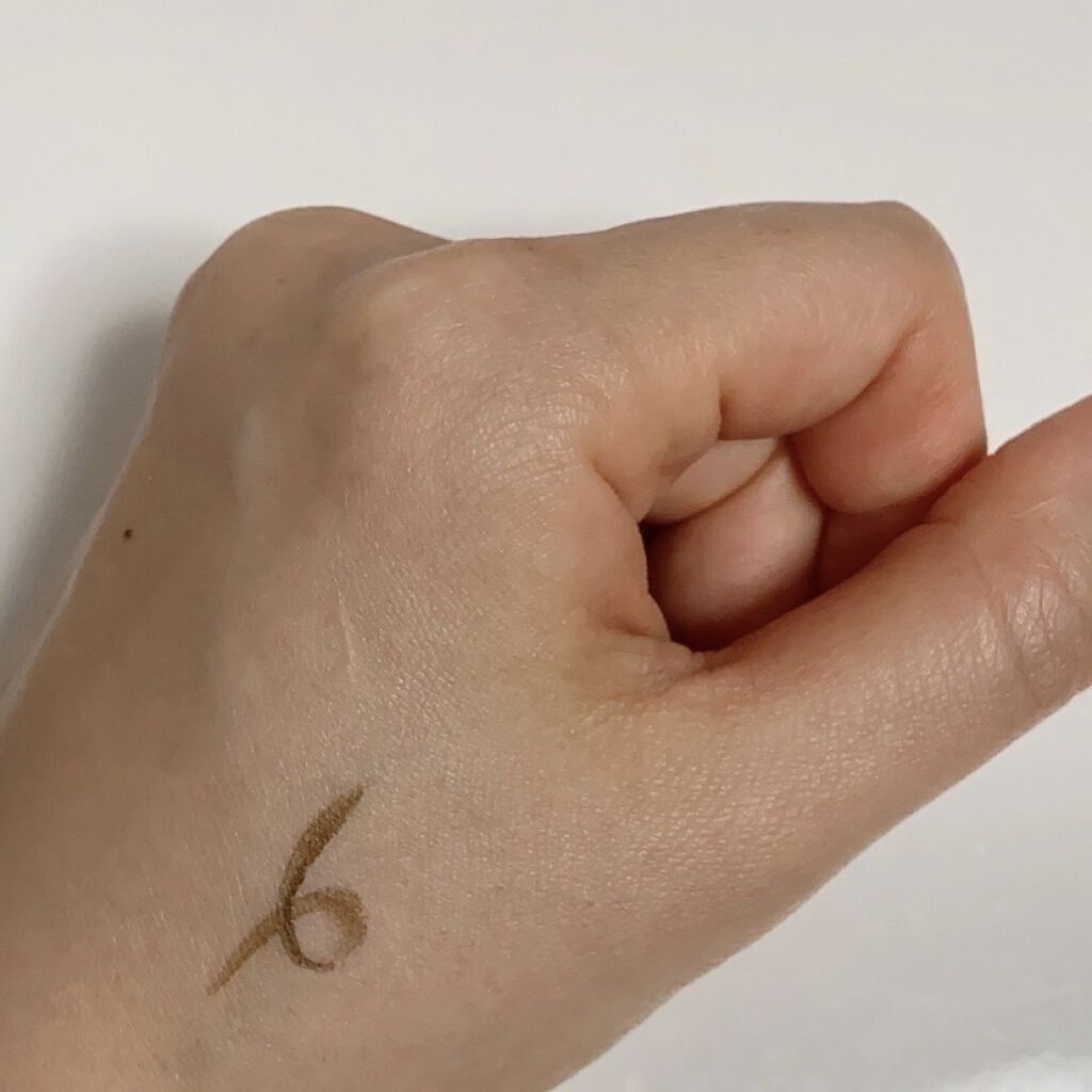 EYE OPENING LINER KHAKI/UZU BY FLOWFUSHI/リキッドアイライナーを使ったクチコミ（2枚目）