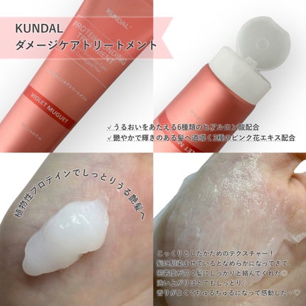 クンダル ダメージケア シャンプー/トリートメント/KUNDAL/市販シャンプーを使ったクチコミ(3枚目)