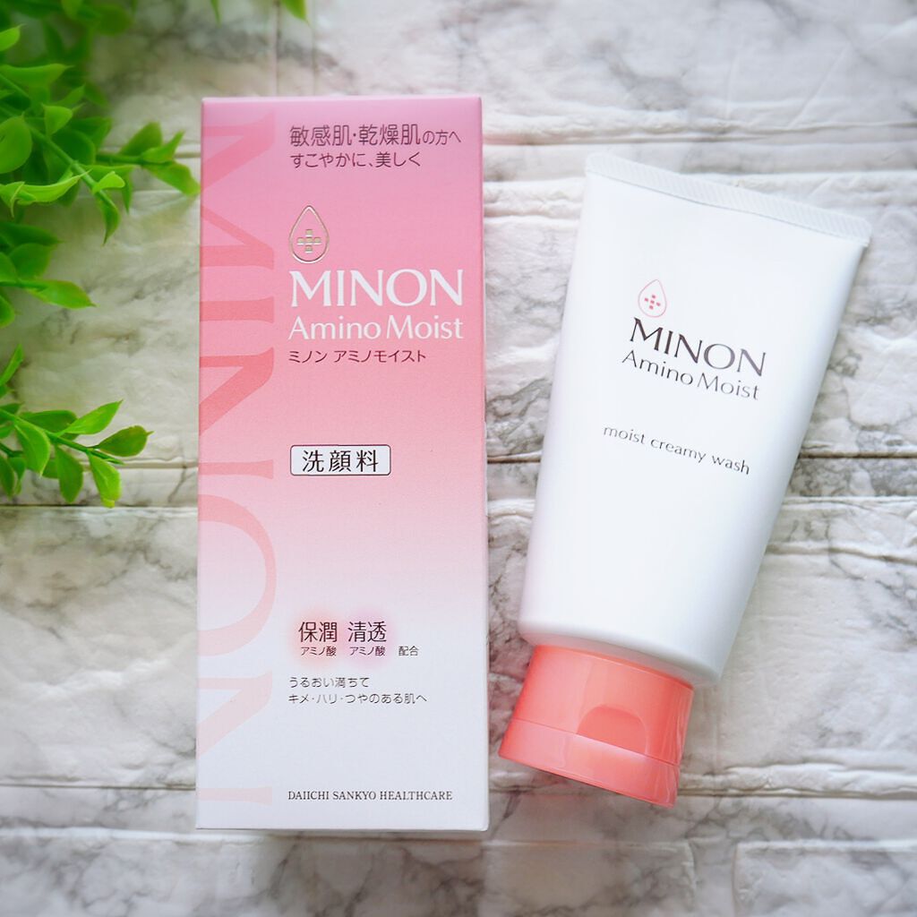 アミノモイスト モイストクリーミィ ウォッシュ/ミノン/洗顔フォームを使ったクチコミ(2枚目)