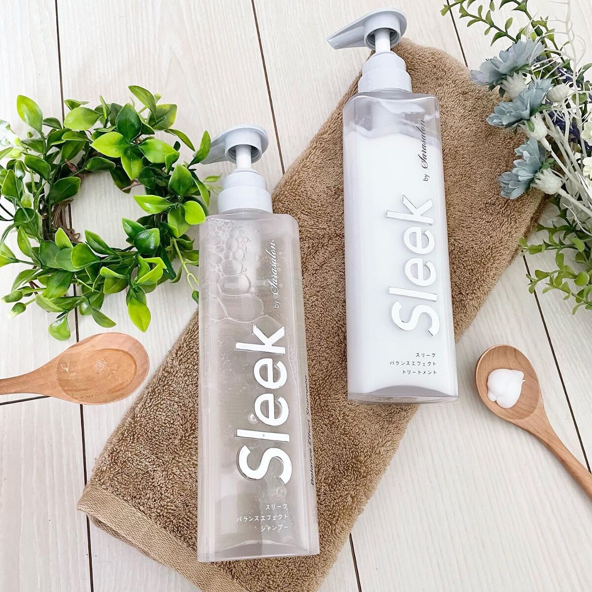 バランスエフェクトシャンプー／トリートメント/スリーク by サラサロン/市販シャンプーを使ったクチコミ（3枚目）