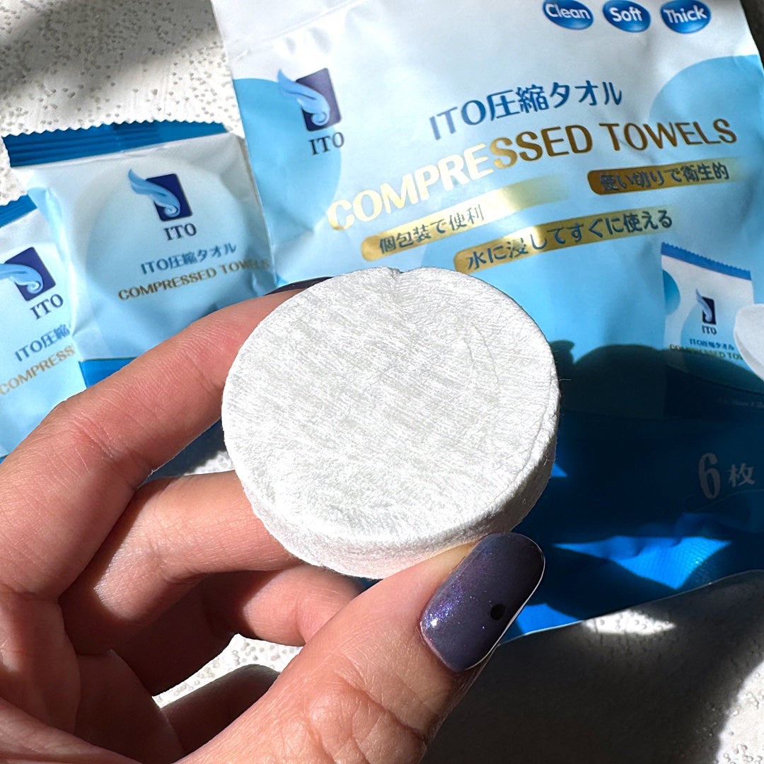 ITO圧縮タオル(大判)/ITO/クレンジングタオルを使ったクチコミ(3枚目)