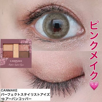 パーフェクトスタイリストアイズ/キャンメイク/アイシャドウパレットを使ったクチコミ(1枚目)