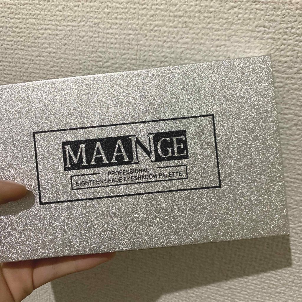 18 SHADE EYESHADOW PALETTE/MAANGE/アイシャドウパレットを使ったクチコミ(1枚目)
