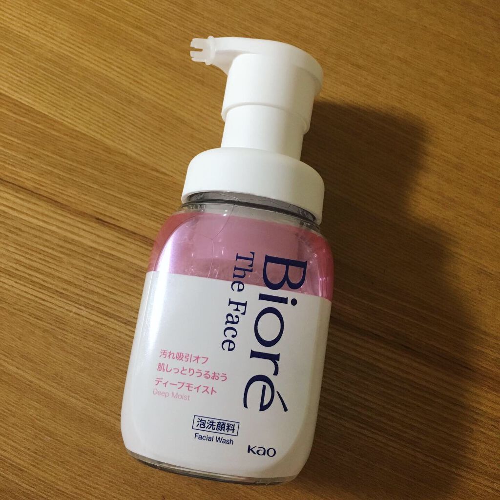 ビオレ ザフェイス 泡洗顔料 ディープモイスト/ビオレ/泡洗顔を使ったクチコミ(1枚目)