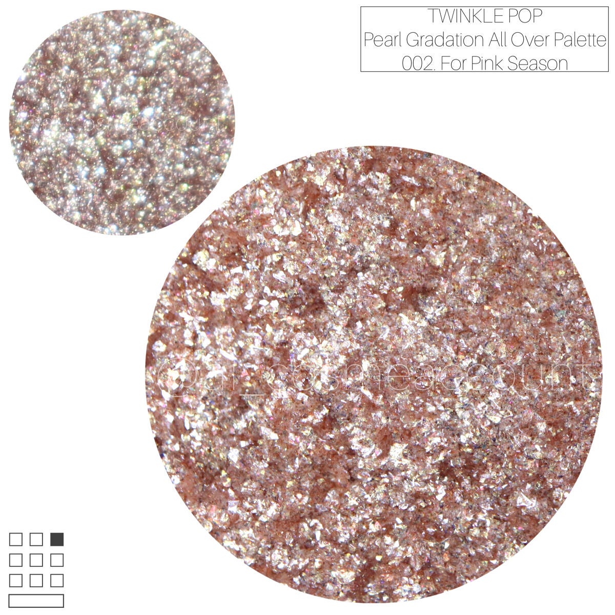 パールグラデーションオールオーバーパレット/TWINKLE POP/アイシャドウパレットを使ったクチコミ(4枚目)