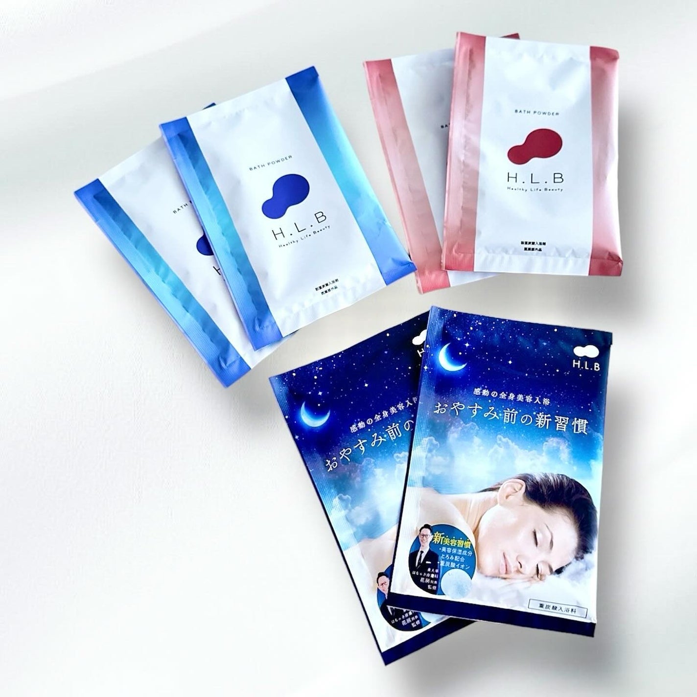 H.L.Bバスパウダー おやすみ前の新習慣 /H.L.B/炭酸系入浴剤を使ったクチコミ(1枚目)