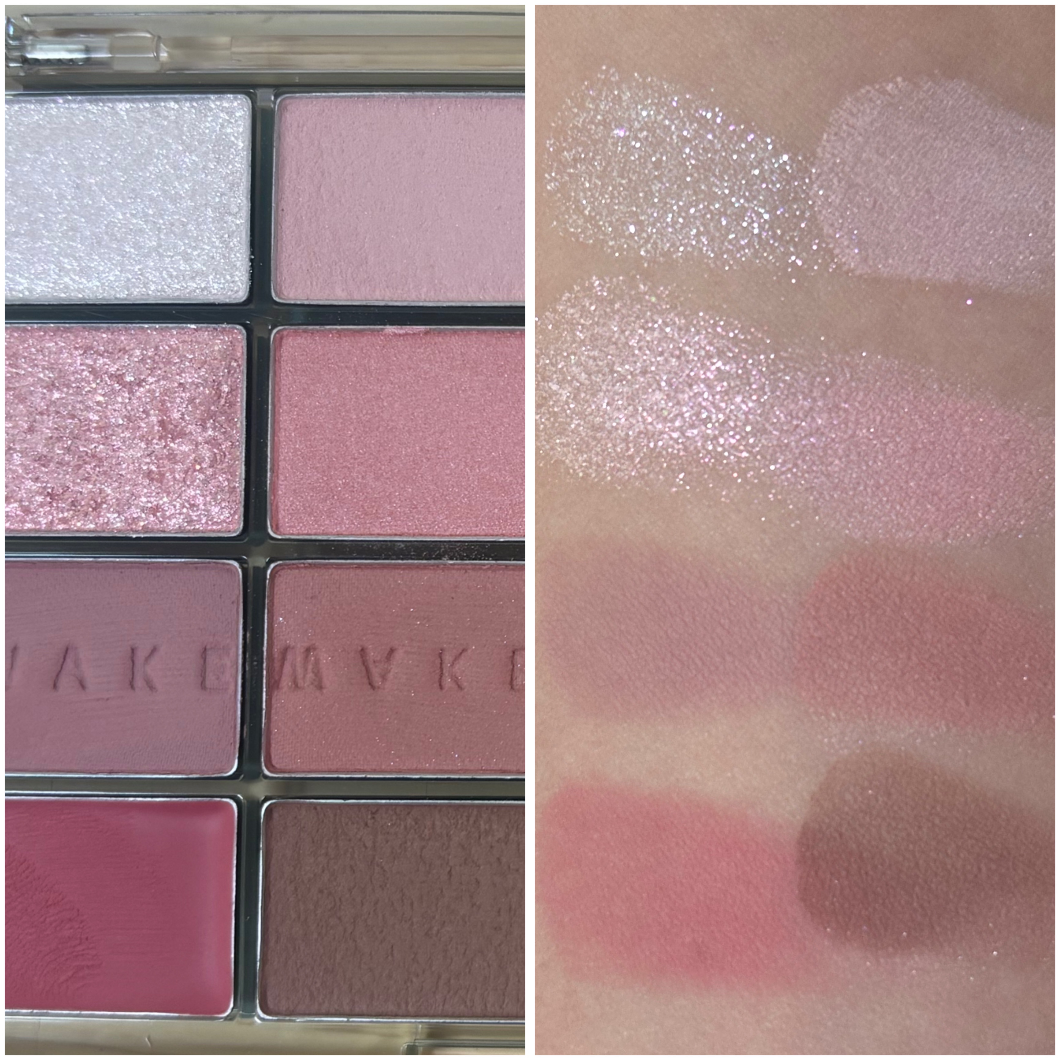 ソフトブラーリングアイパレット/wakemake/アイシャドウパレットを使ったクチコミ（3枚目）