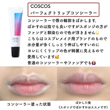 パーフェクトリップコンシーラー ナチュラルベージュ/COSCOS/クリームコンシーラーを使ったクチコミ（3枚目）