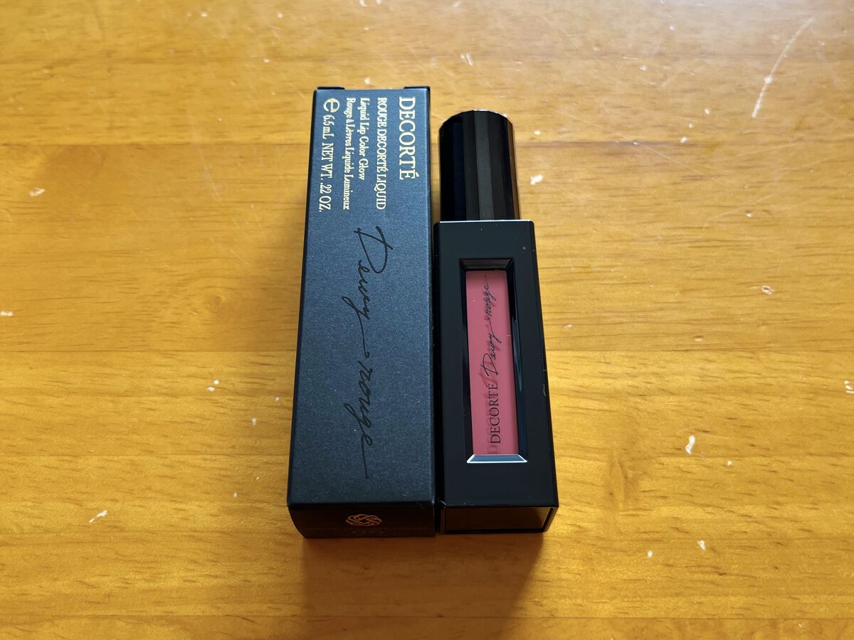 ルージュ デコルテ リキッド 06 urban wear（Dewy rouge ）/DECORTÉ/口紅を使ったクチコミ（2枚目）