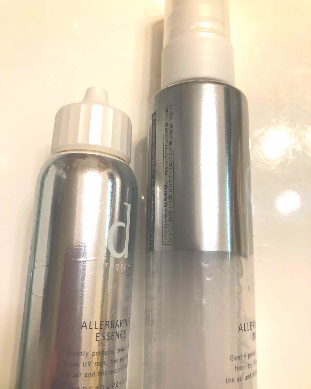 アレルバリア エッセンス/d プログラム/日焼け止め・UVケアを使ったクチコミ(1枚目)