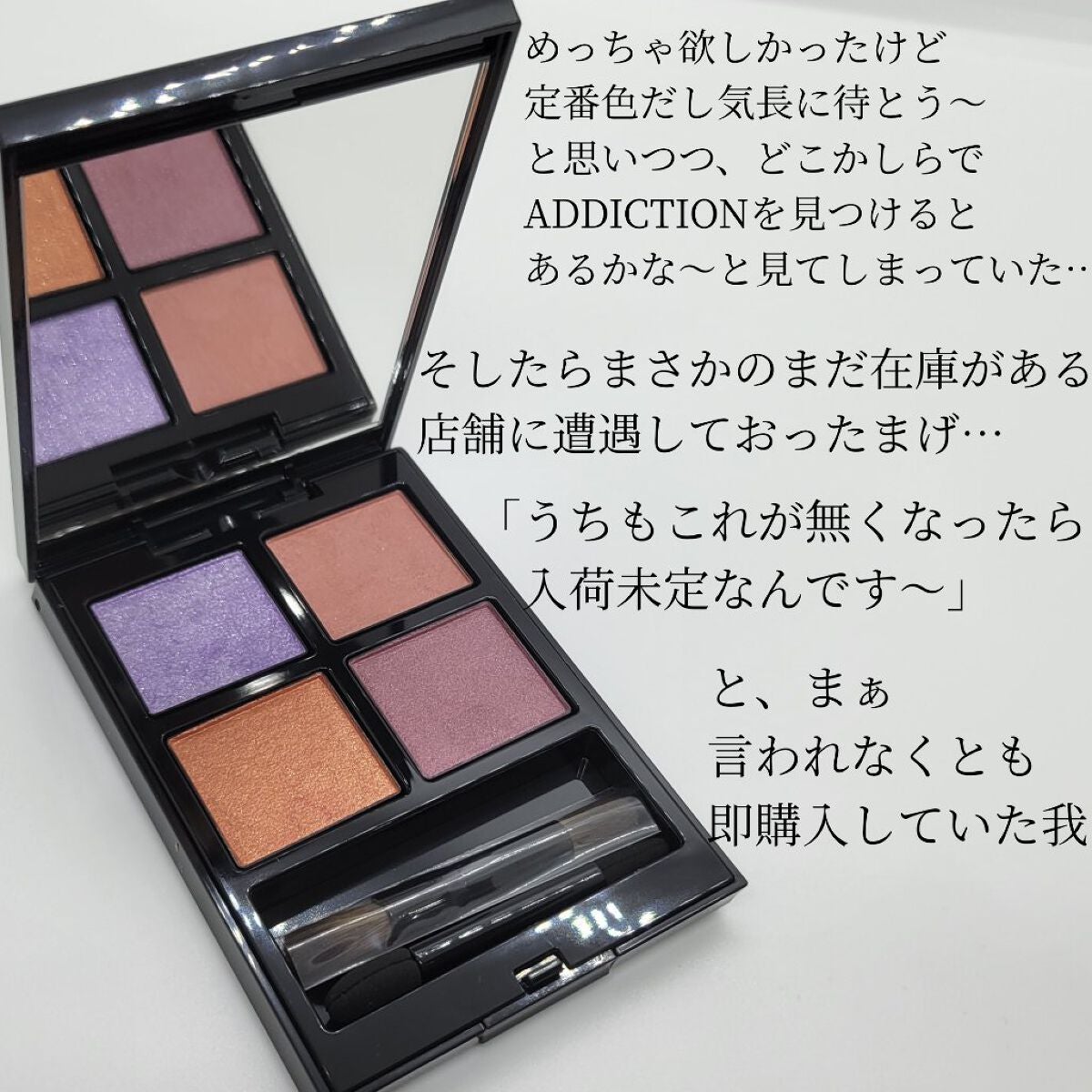 アディクション ザ アイシャドウ パレット/ADDICTION/アイシャドウパレットを使ったクチコミ(3枚目)