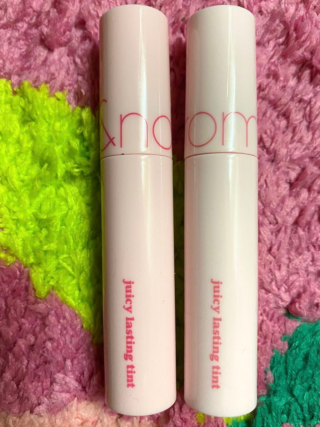 ジューシーラスティングティント/rom&nd/リップティントを使ったクチコミ(4枚目)