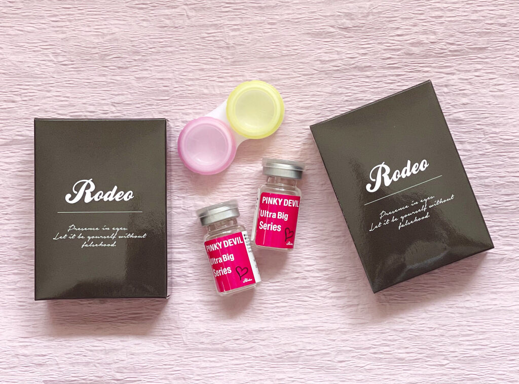 rodeo PINKY DEVIL/グラムレンズ/カラーコンタクトレンズを使ったクチコミ（1枚目）