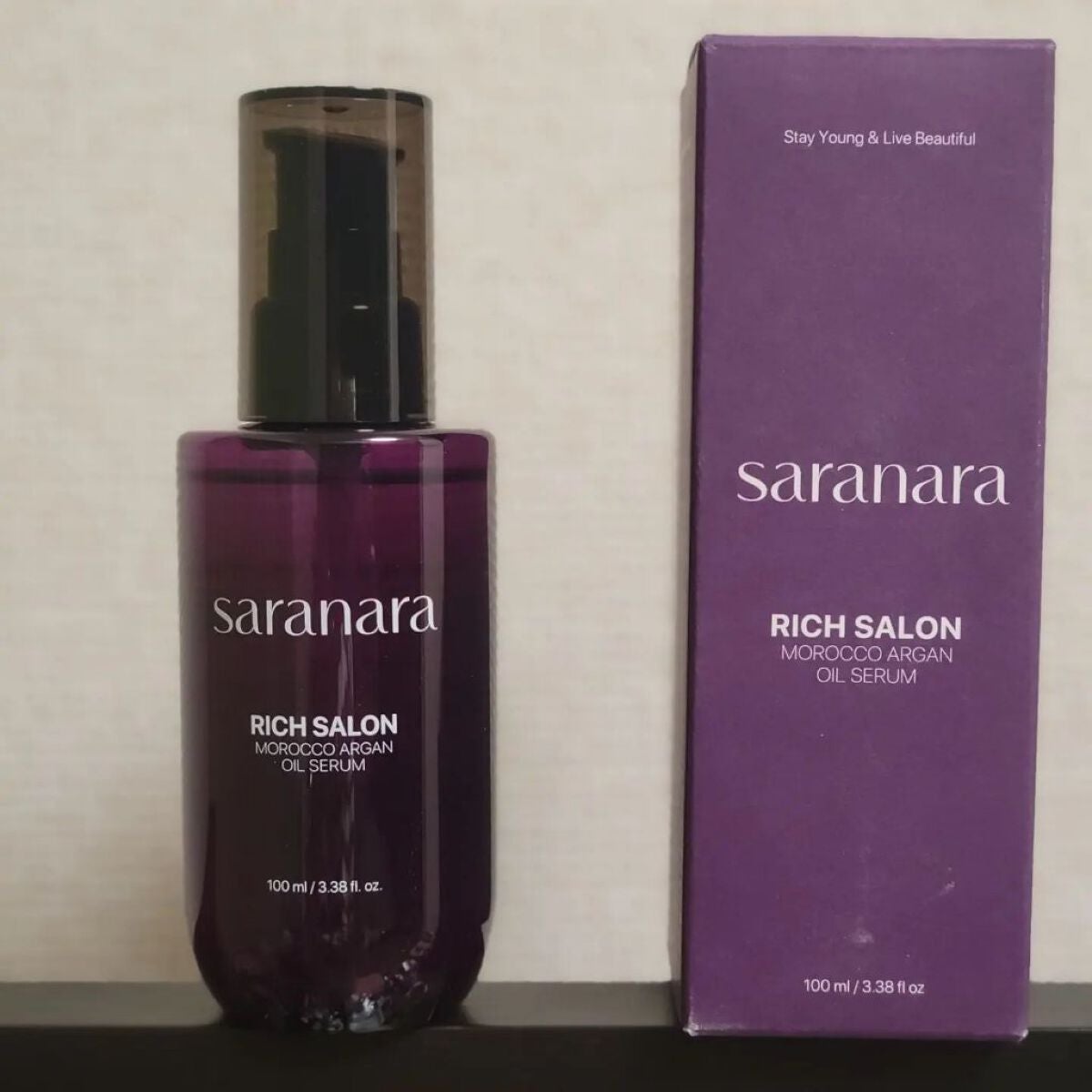 narukeda on LIPS 「saranaraのリッチサロンモロッコアルガンオイルセラム❤️..」(1枚目)