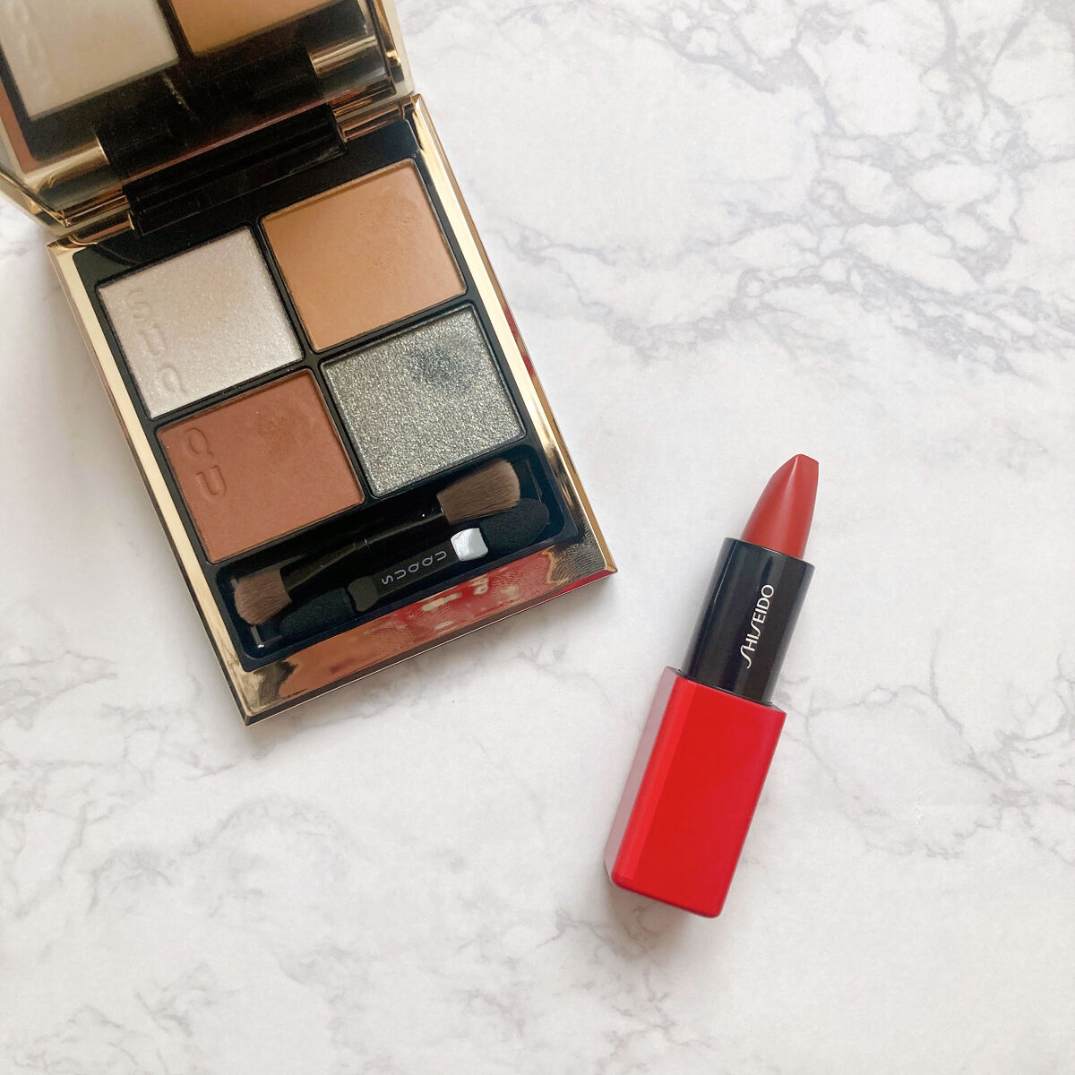 テクノサテン ジェル リップスティック/SHISEIDO/口紅を使ったクチコミ（1枚目）