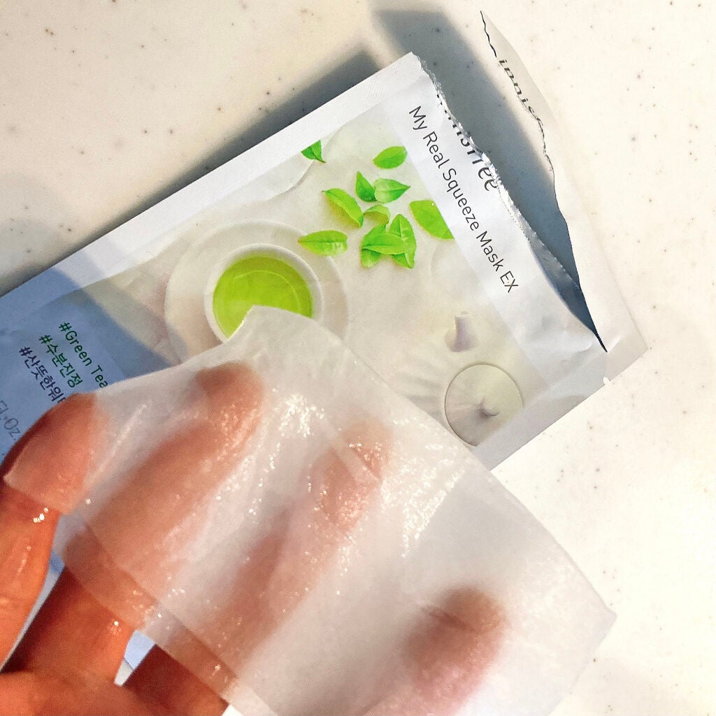 マイリアル スクイーズ マスクシート/innisfree/シートマスク・パックを使ったクチコミ(2枚目)