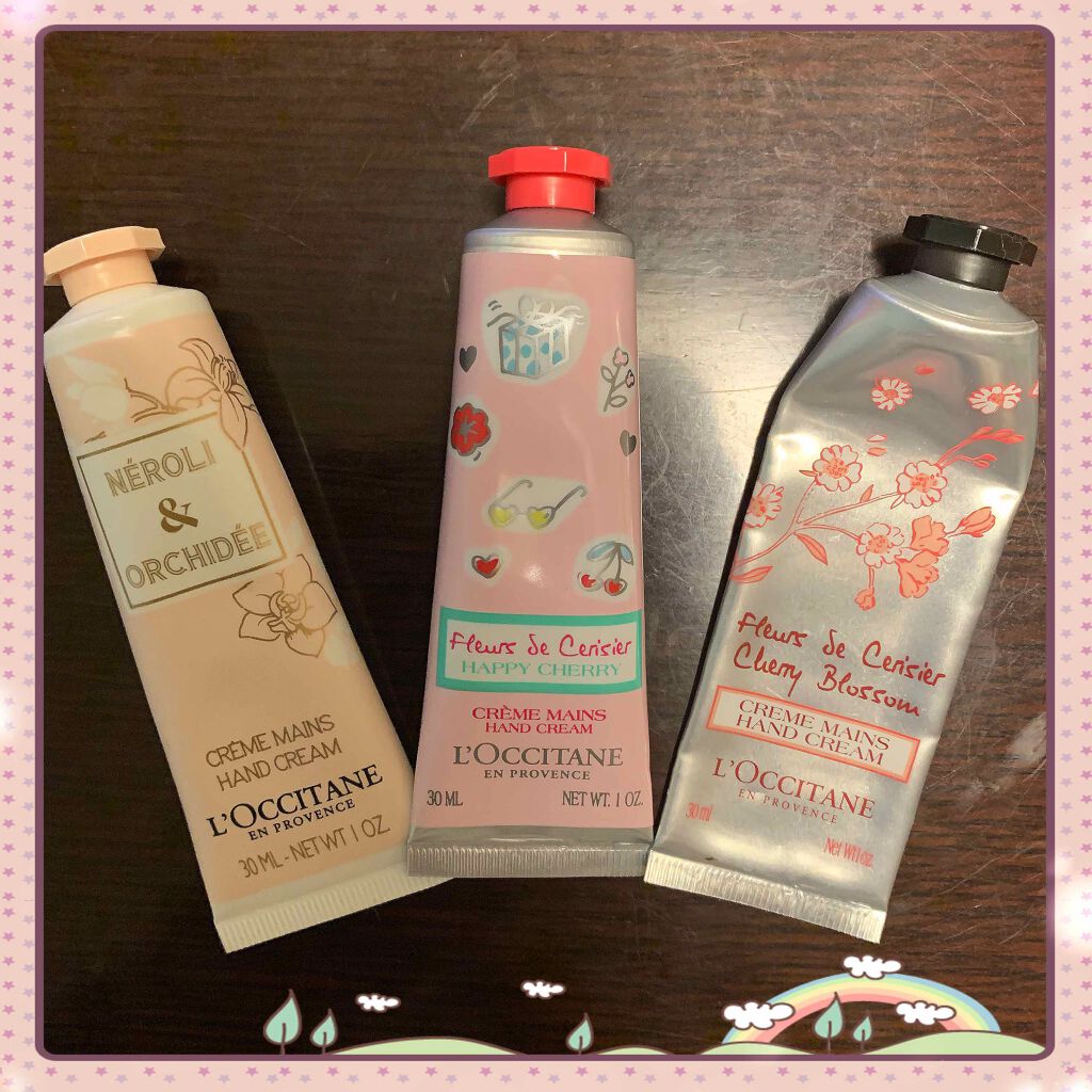 チェリーブロッサム ソフトハンドクリーム/L'OCCITANE/ハンドクリームを使ったクチコミ(1枚目)