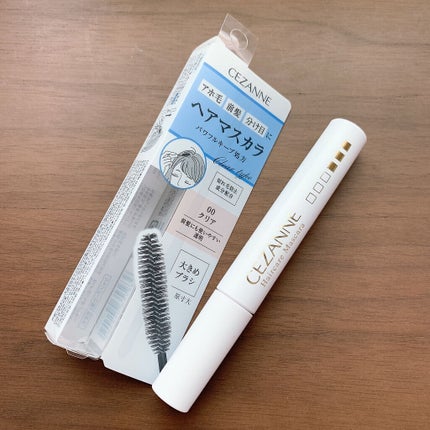 ヘアケアマスカラ/CEZANNE/ヘアジェルを使ったクチコミ(1枚目)