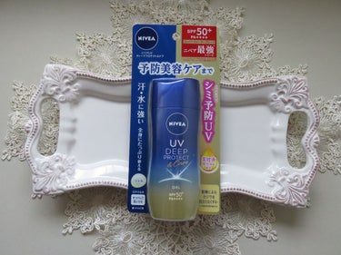 ニベアUV ディープ プロテクト＆ケア ジェルをつかってみました♡

日やけによるシミ予防*UV  ニベアUV ディープ プロテクト＆ケア ジェルは
☑紫外線を浴びて肌にシミができそうで心配･･･