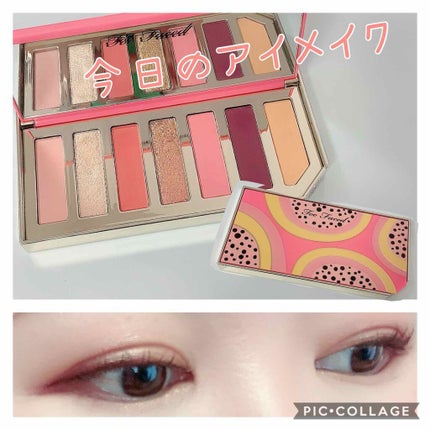 パパイヤ ポップ アイシャドウ パレット/Too Faced/アイシャドウパレットを使ったクチコミ(1枚目)